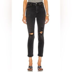 AGOLDE Nico High Rise Slim. Size 26. Cassette color.